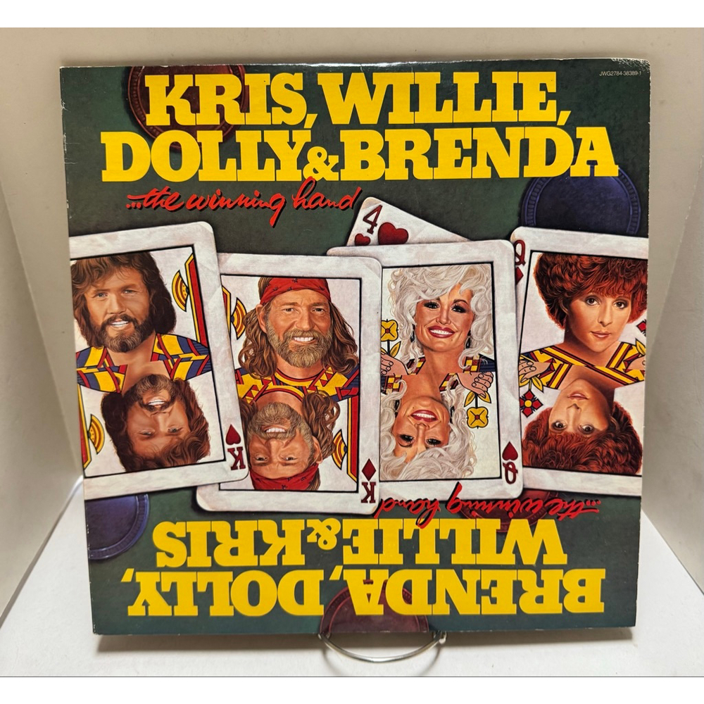 1982 Monument Vinyl Record Kris Willie Dolly Brenda The Winning Hand
